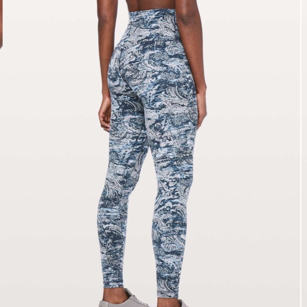 Lululemon 4 Align Pant *Full Length 28" in Paisley Glaze Multi